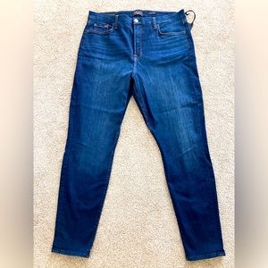 7 For All Mankind Women’s Size 16 High Waisted JenZ Skinny Jeans